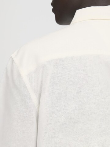 BLEND Regular fit Overhemd ' BHBAY LINEN ' in Wit