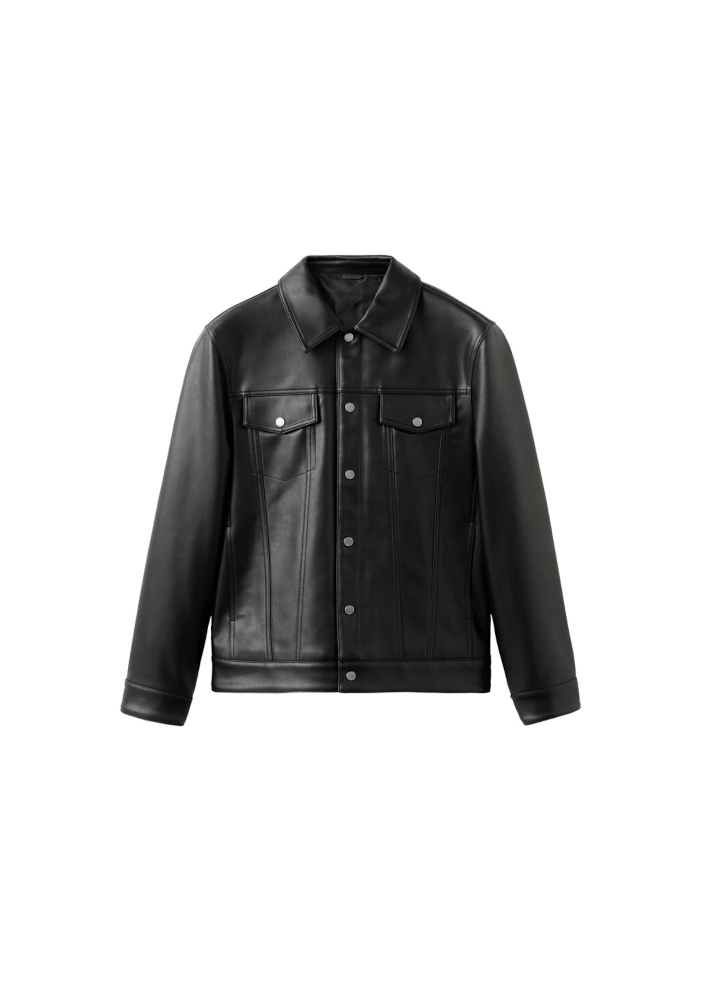 MANGO MAN Jacke 'Blas' in Schwarz: Vorderseite