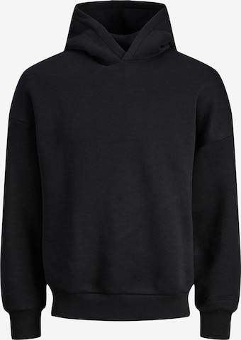 JACK & JONES Sweatshirt 'Clean' in Zwart: voorkant