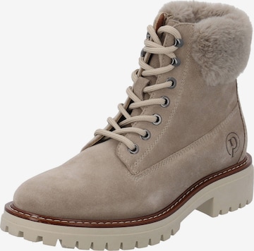Palado Lace-up bootie 'Eamabal' in Beige: front