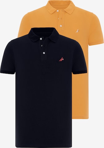 T-Shirt Moxx Paris en jaune : devant