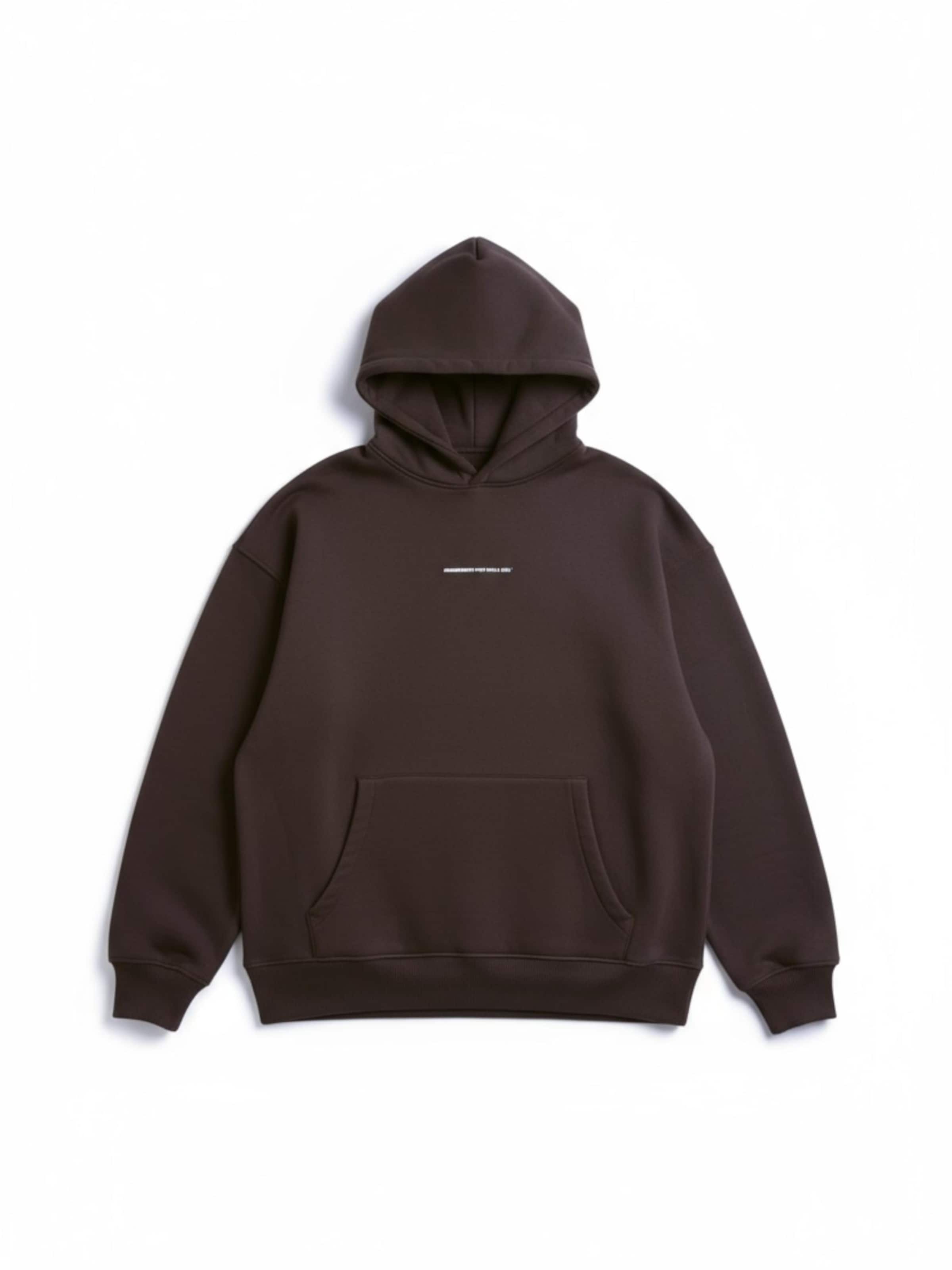 Remember you will die Sweatshirt 'Remember' in Brown: front