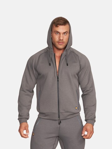 GOLD´S GYM APPAREL Athletic Jacket 'Gene' in Grey: front