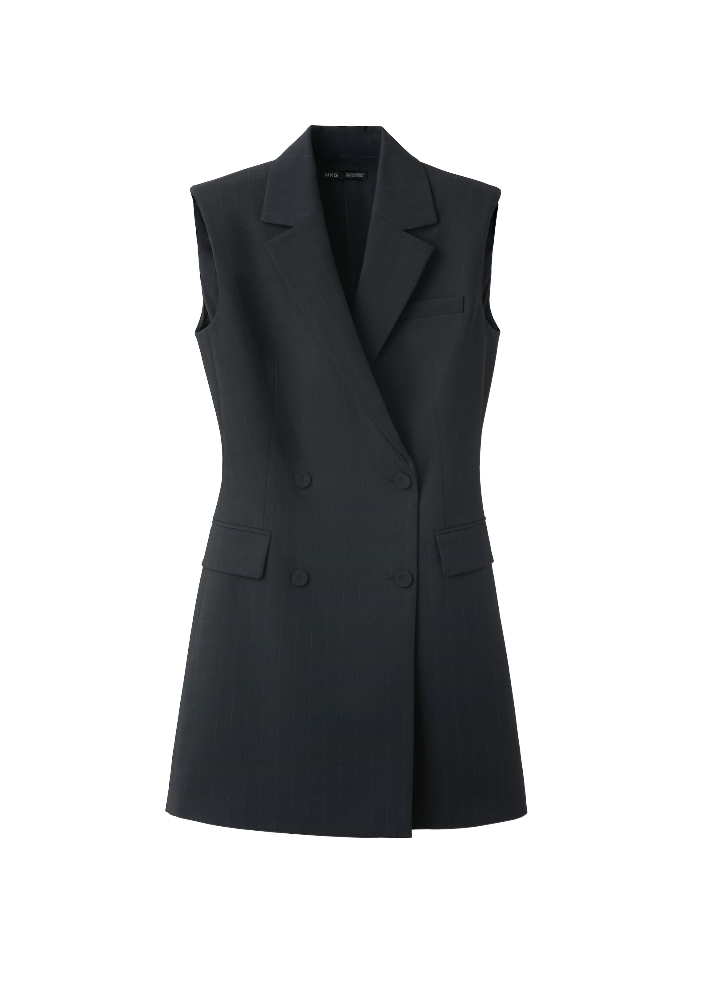 MANGO Kleid 'LOI' in Schwarz: Vorderseite