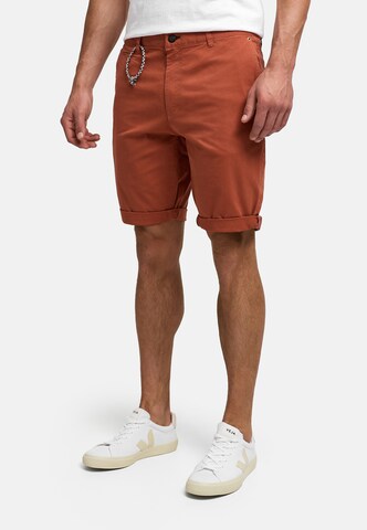 INDICODE JEANS Regular Chino 'Canvo' in Rood