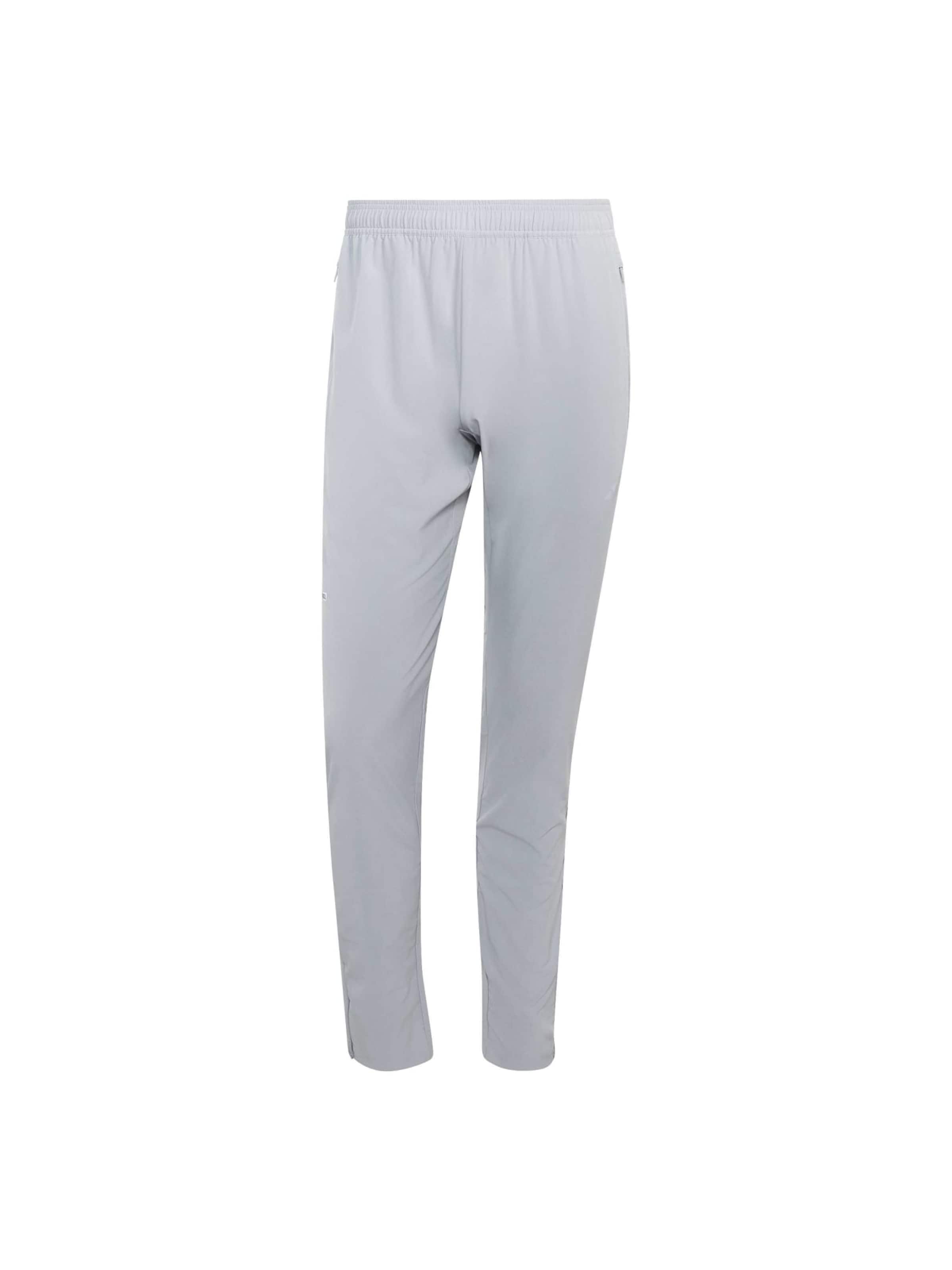 ADIDAS PERFORMANCE - Slimfit Pantalón deportivo 'TECH APP' en gris: frente
