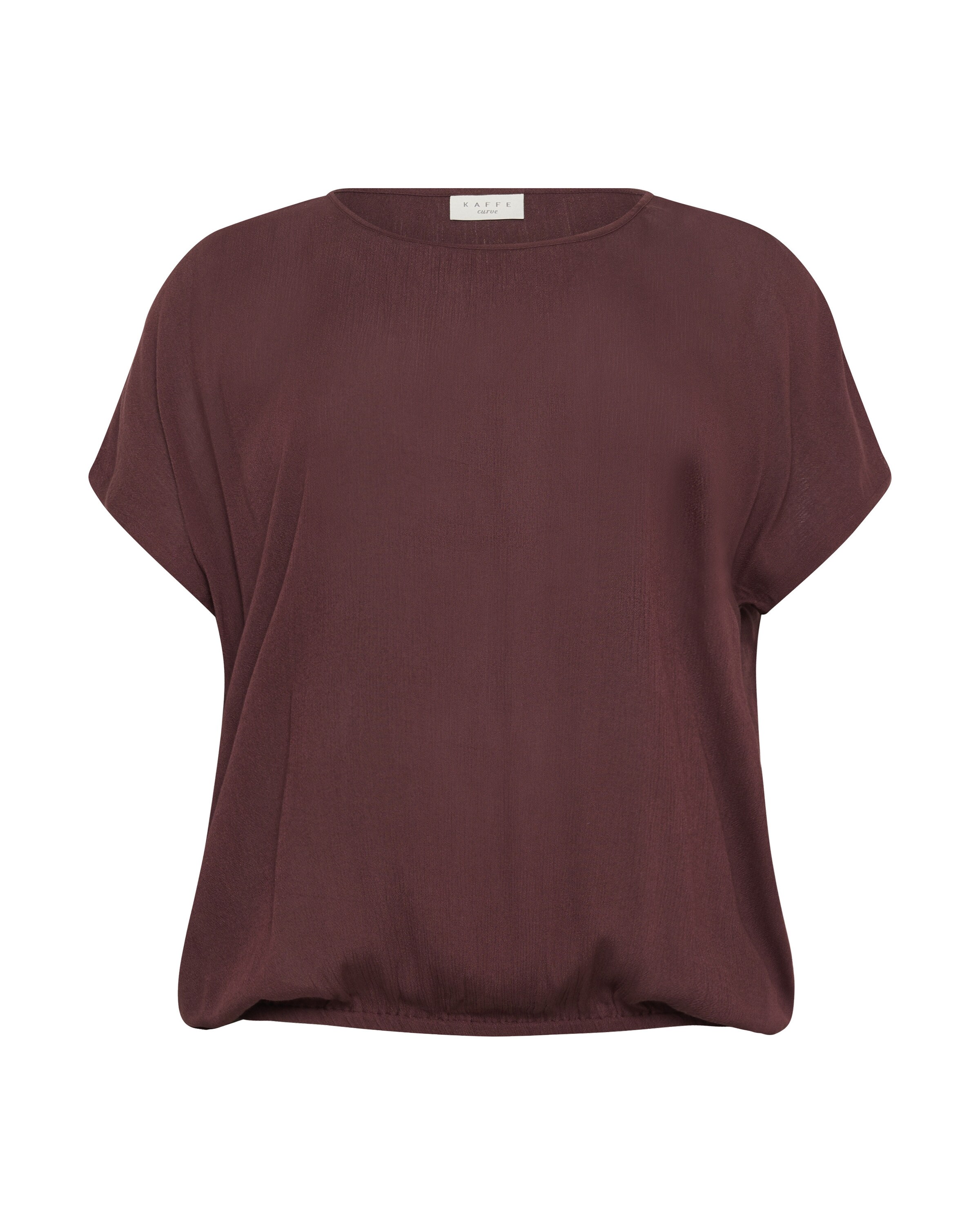 KAFFE CURVE Blúz 'KCAmi' - barna: elől