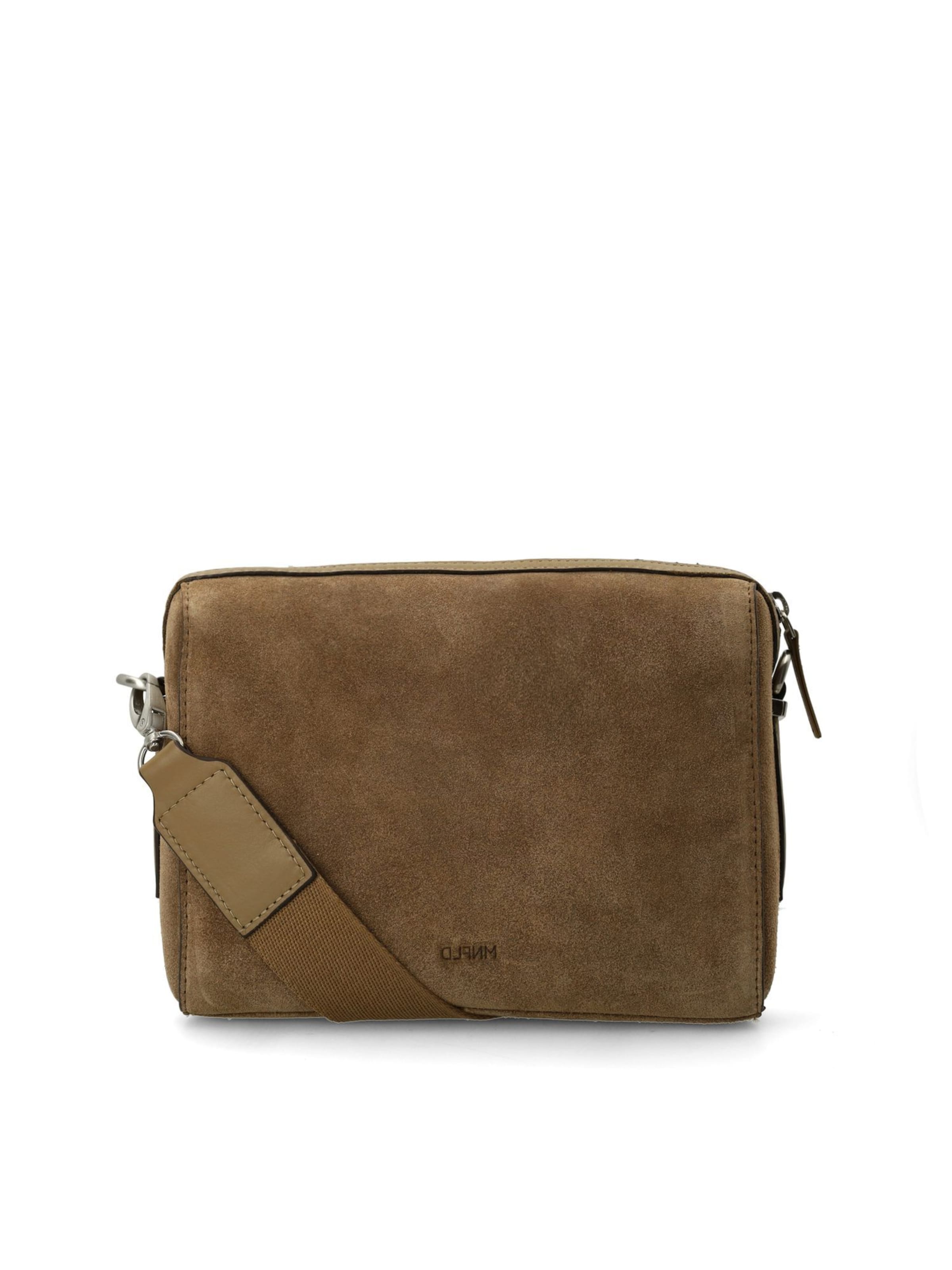 MANFIELD Umhängetasche in taupe, Produktansicht