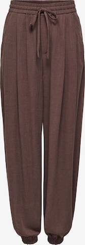 Wide Leg Pantalon 'ONLSiesta' ONLY en marron : devant
