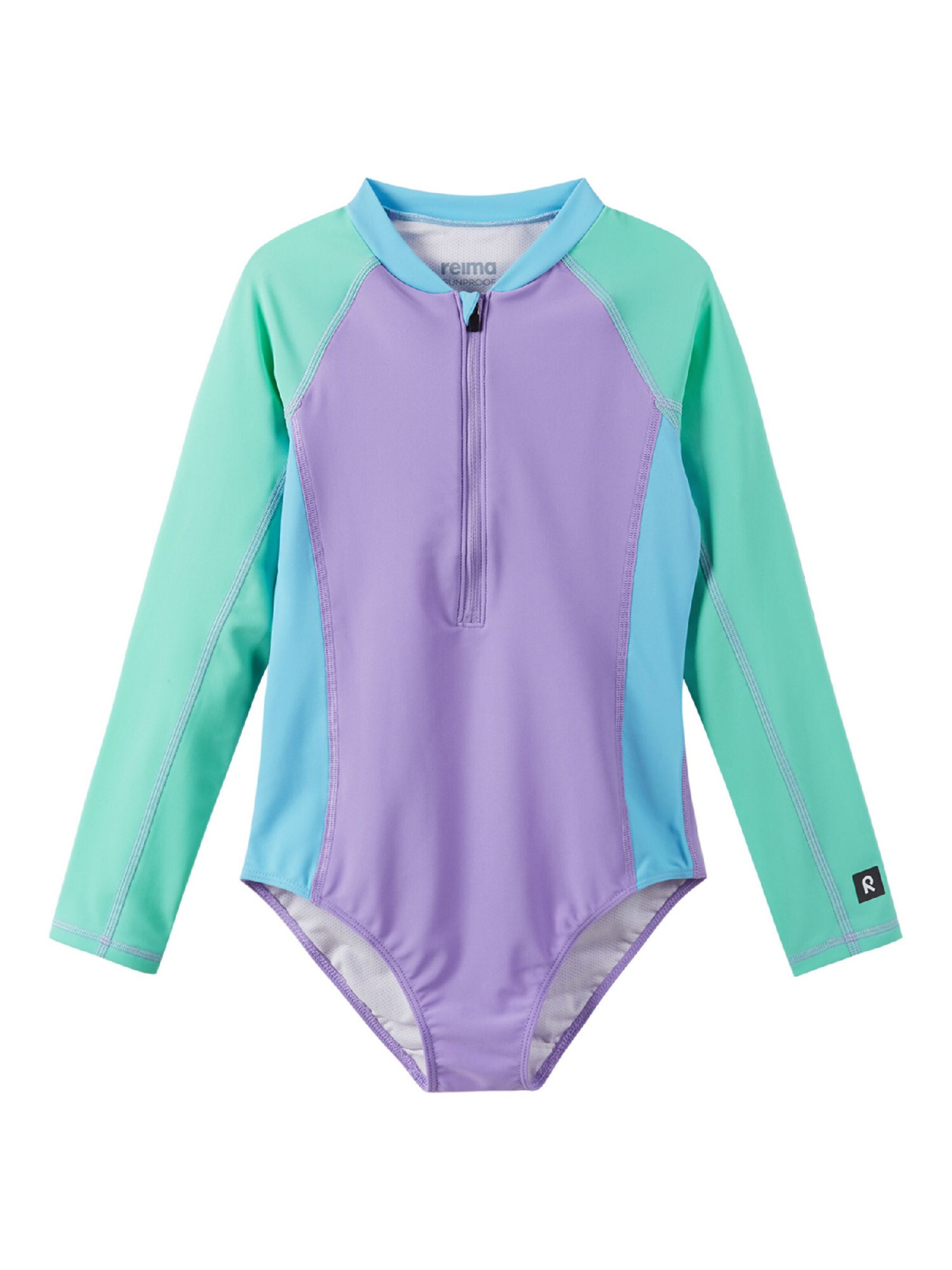 Reima Swimsuit ' Aallot ' in Green: front