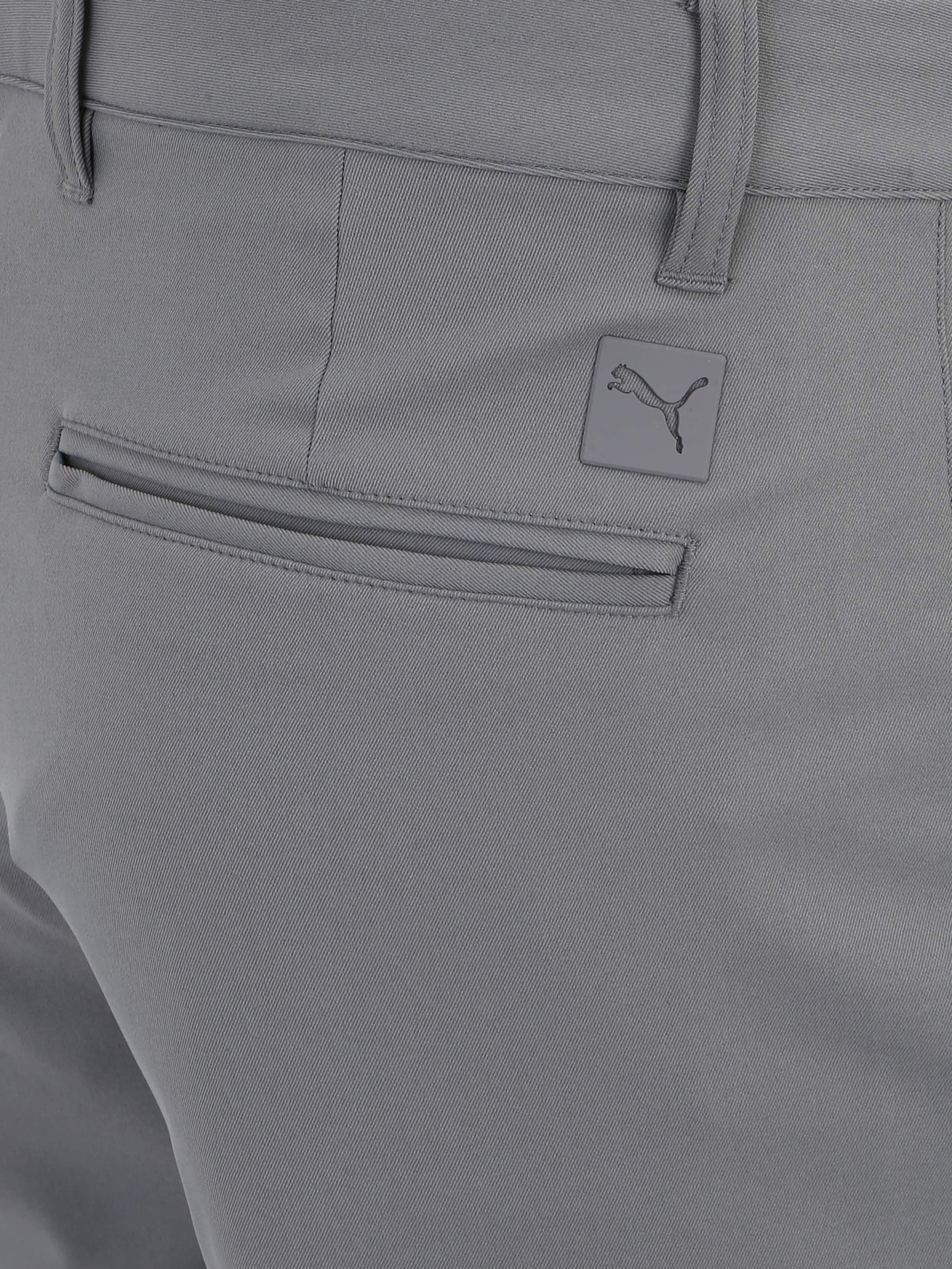 PUMA Slim fit Workout Pants 'Dealer' in Grey