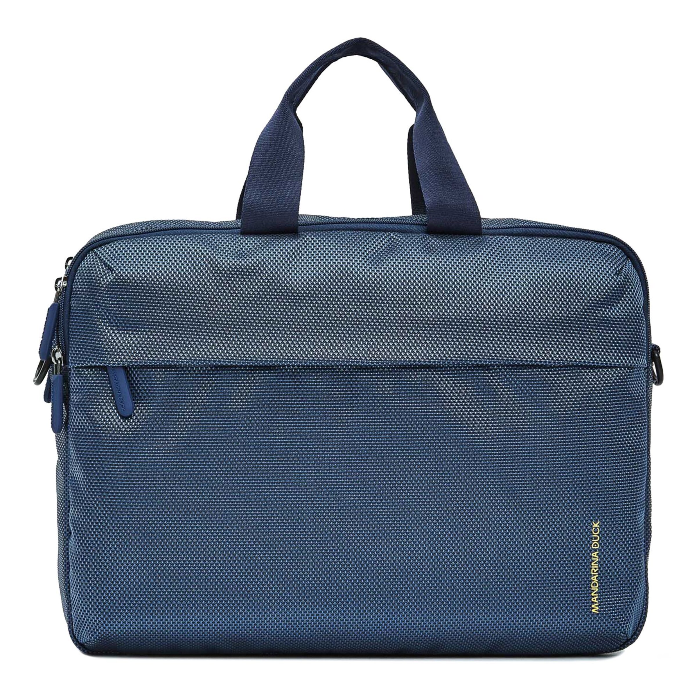 Borsa portadocumenti 'Zephyr' di MANDARINA DUCK in blu: frontale