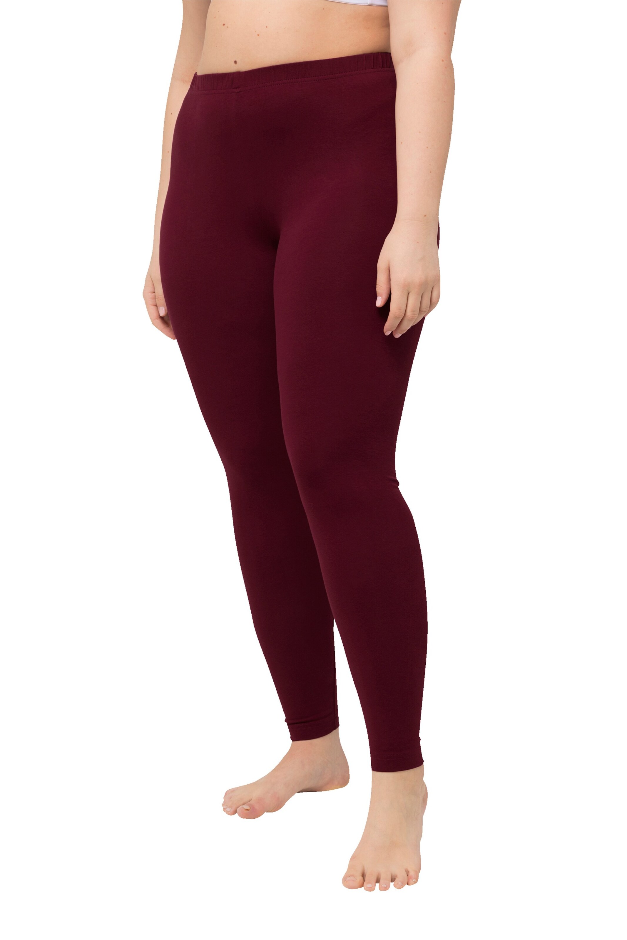 Ulla Popken Skinny Leggings in Red: front