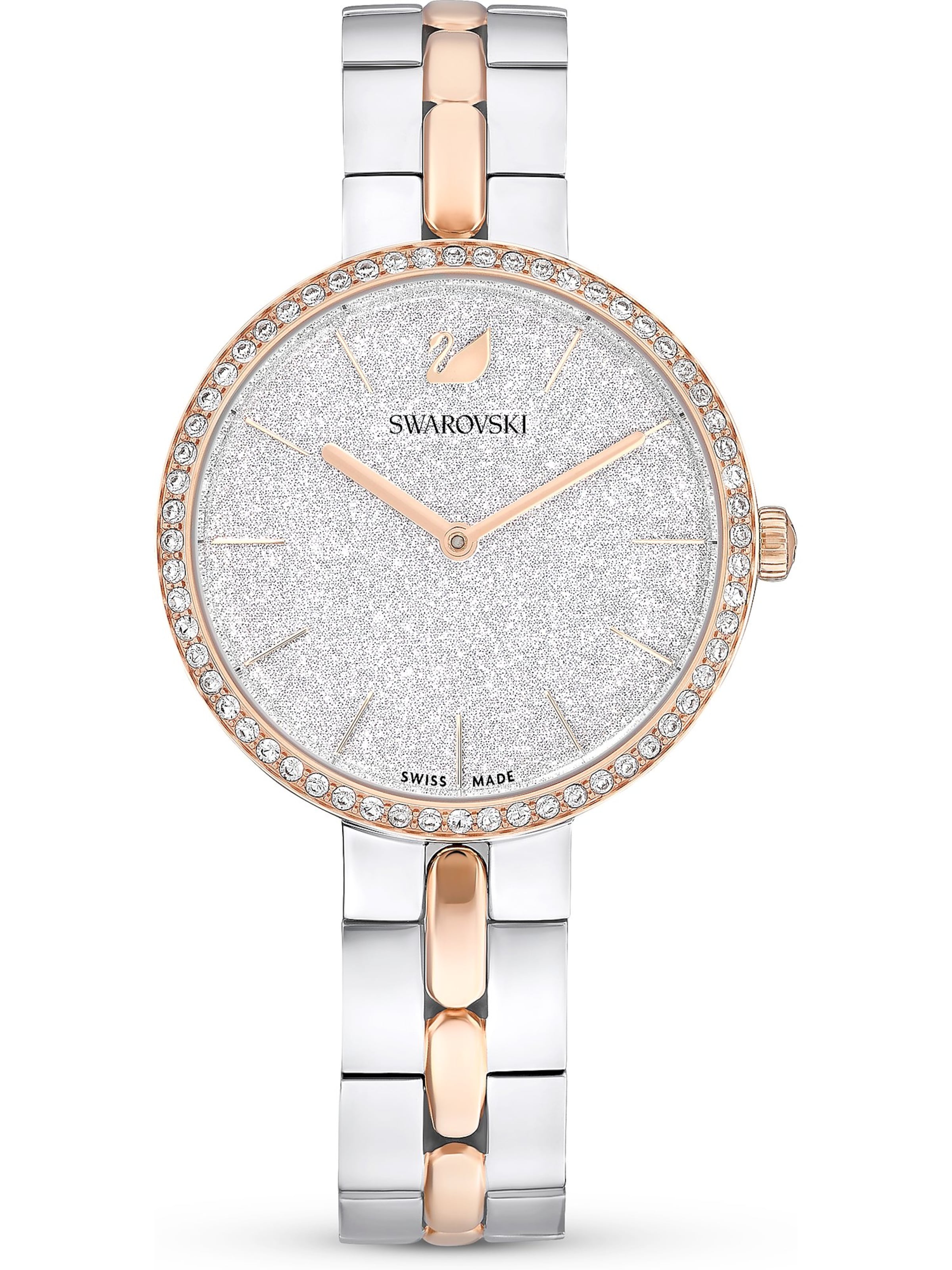 Swarovski Uhr 'Cosmopolitan' in Silber: Vorderseite