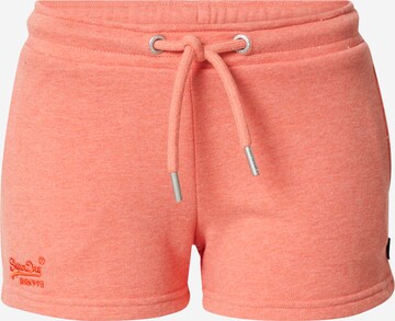 Superdry Pants in Orange: front