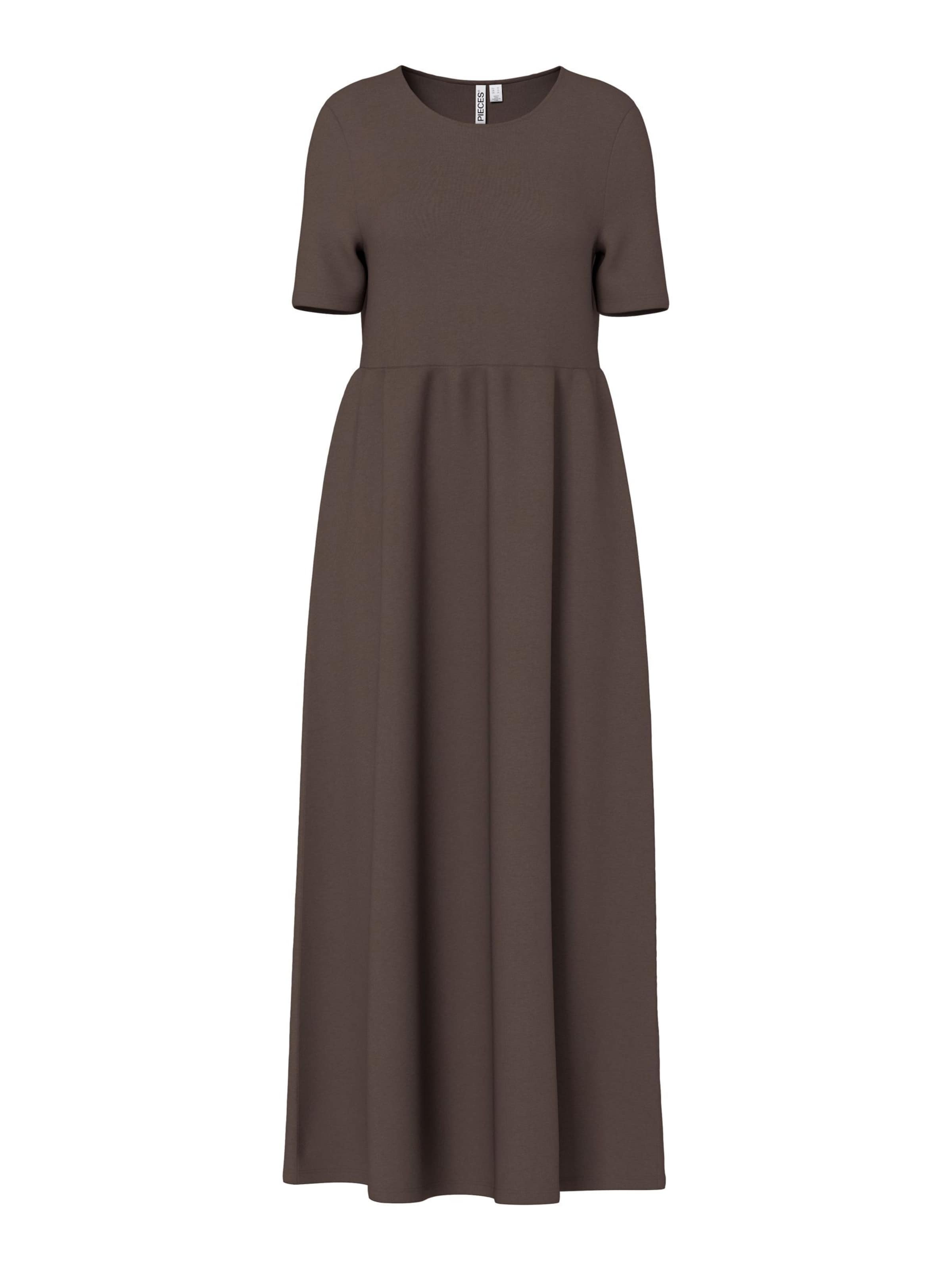 Robe 'PCDisso' PIECES en marron : devant