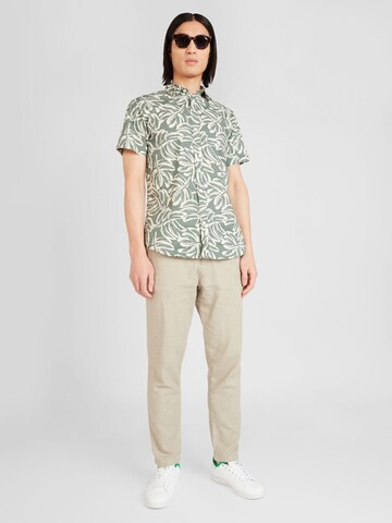 JACK & JONES Regular Fit Hemd 'LAFAYETTE' in Grün