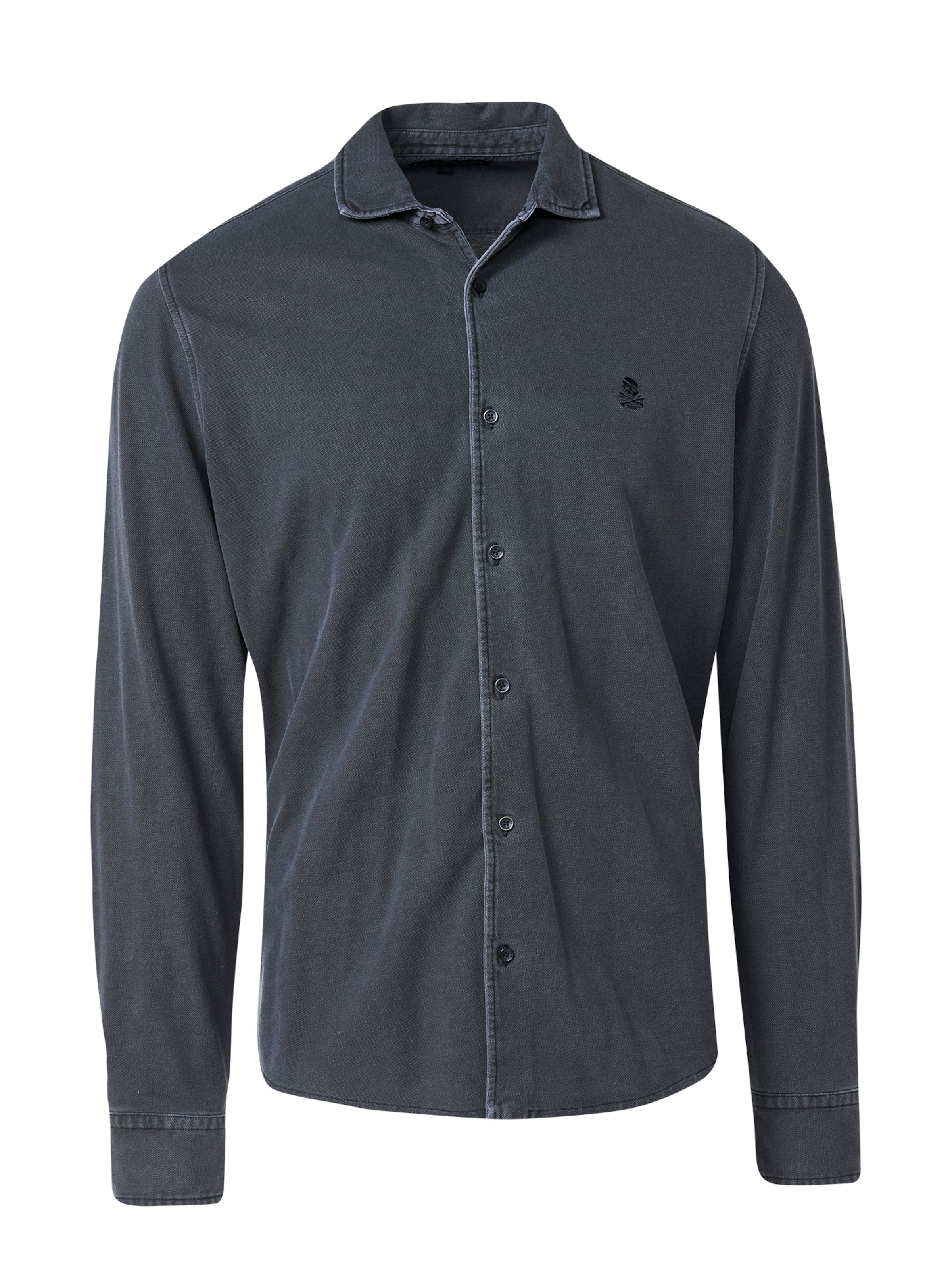 KOROSHI Regular fit Риза в черно: отпред