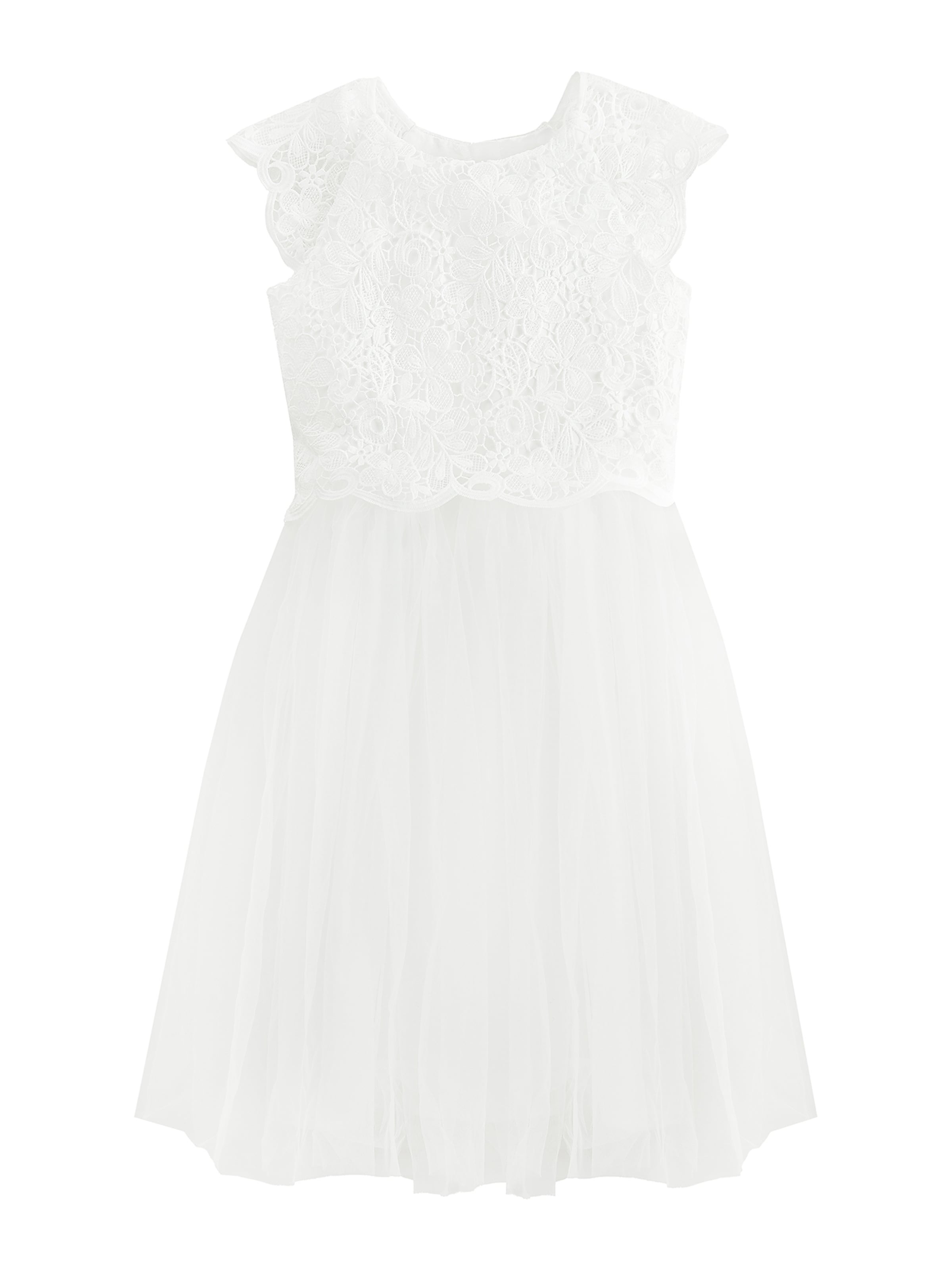 Cool Club Kleid in Weiß: Vorderseite