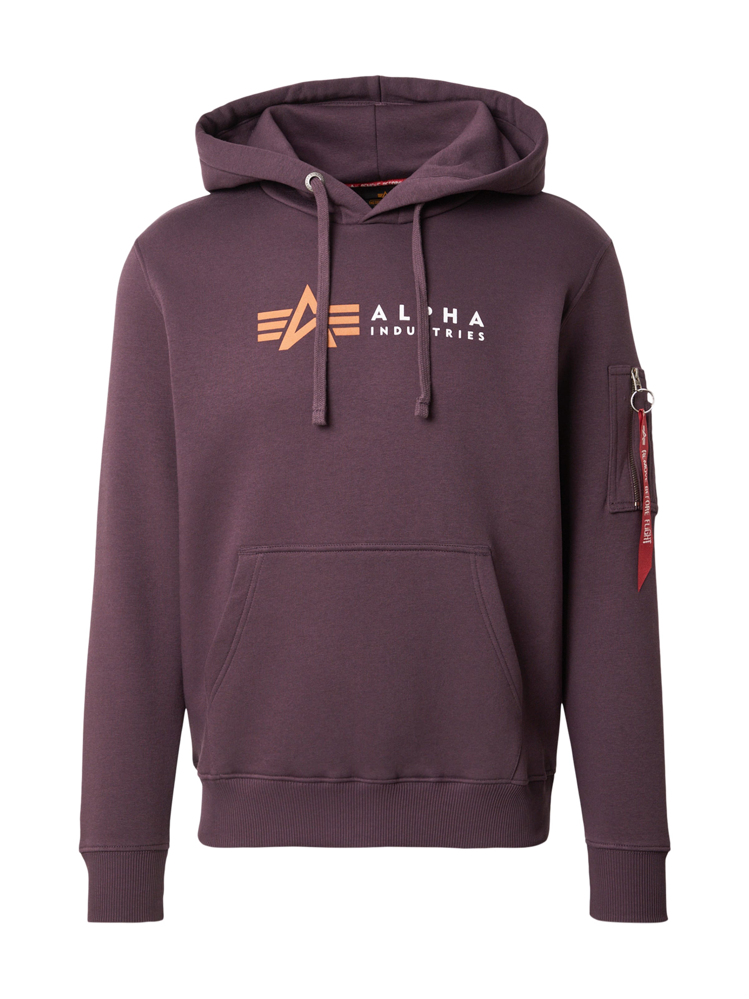 ALPHA INDUSTRIES Sweatshirt in Purple: front