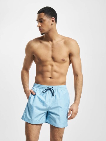 Calvin Klein Swimwear Kratke kopalne hlače | modra barva