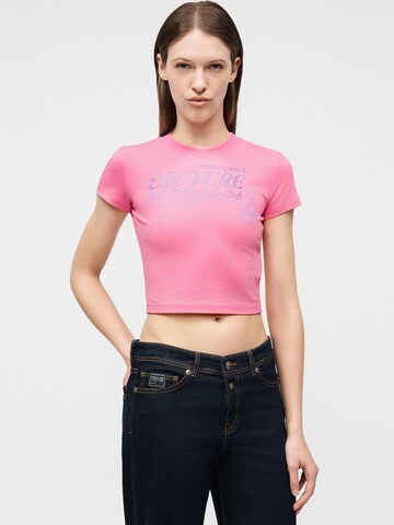 T-shirt Versace Jeans Couture en rose