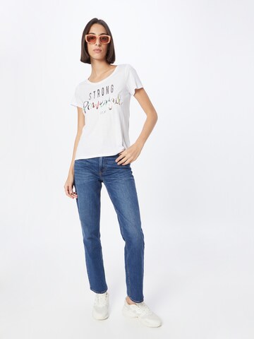 Key Largo T-Shirt 'CONFIDENT' in Weiß