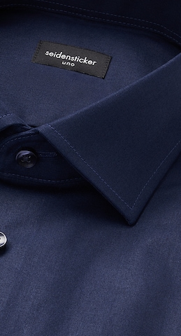 SEIDENSTICKER Regular Fit Businesshemd in Blau