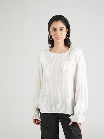 MSCH COPENHAGEN Bluse 'Jadalia' i hvid: forside