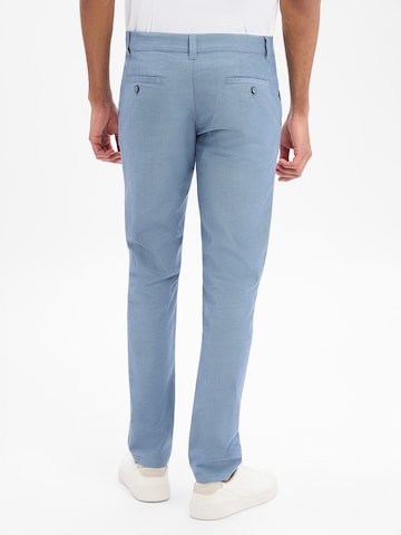 Regular Pantalon chino Finshley & Harding en bleu