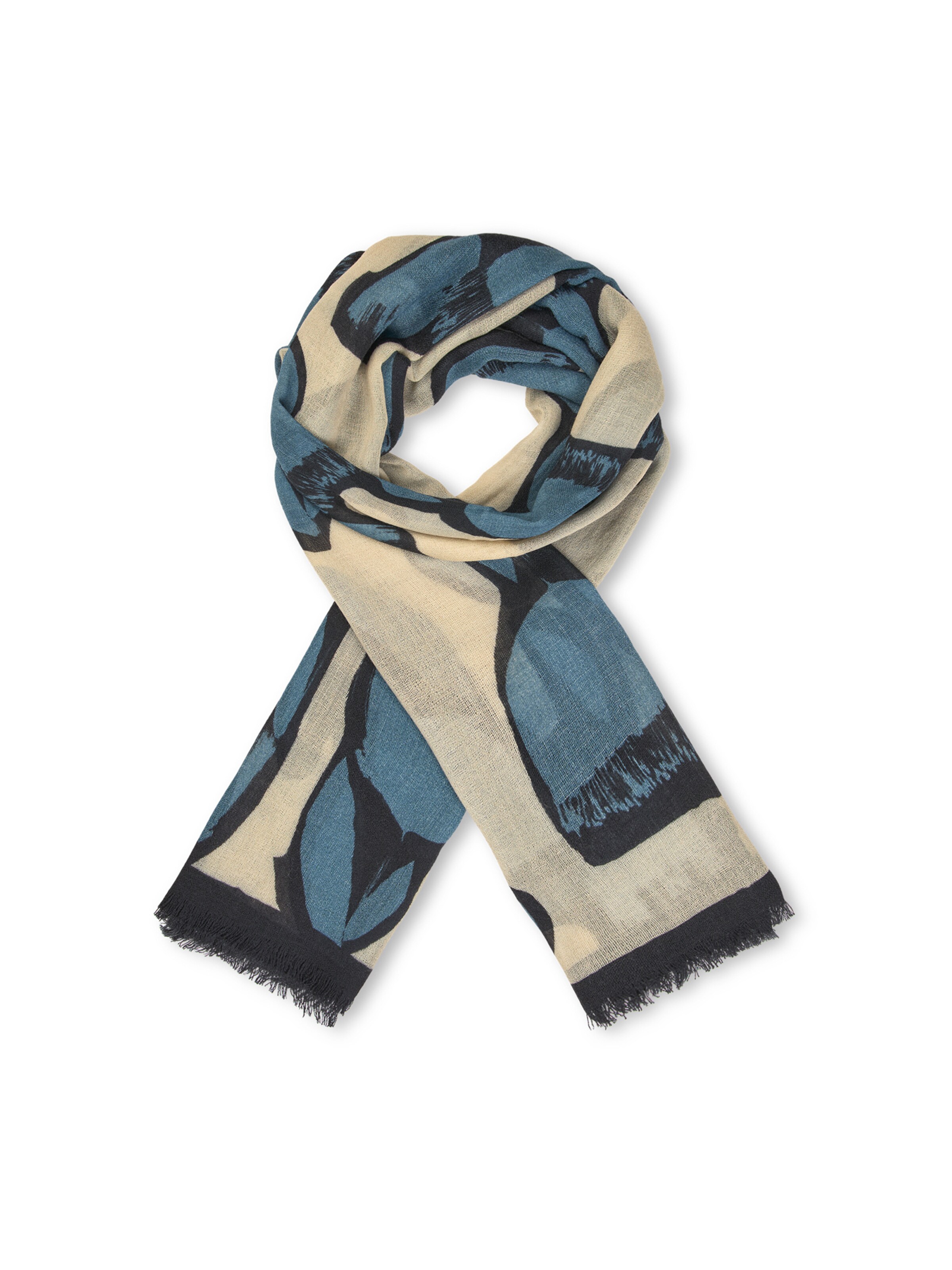 Masai Sjal 'MaArlonne' i blå: forside