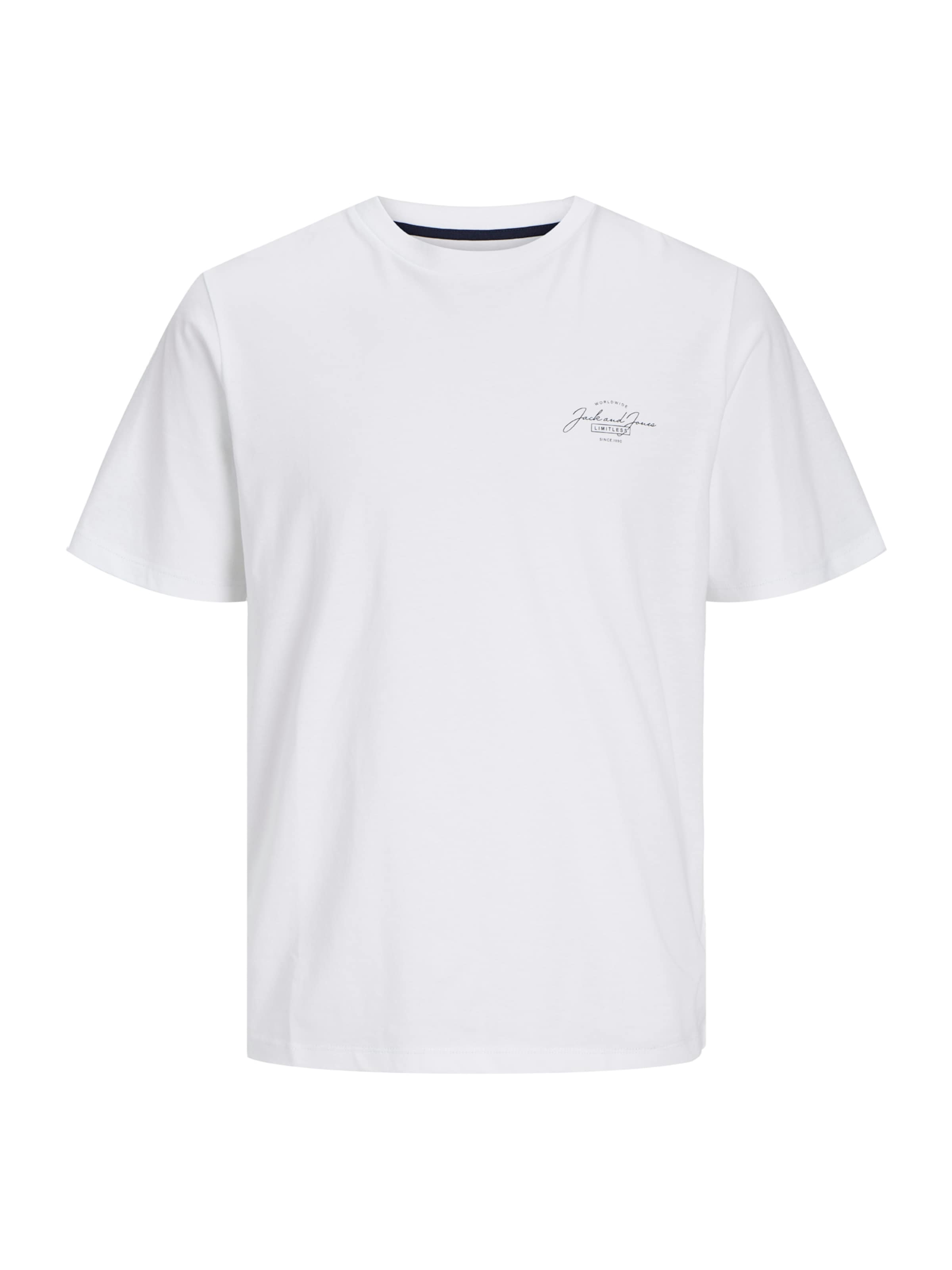 JACK & JONES Póló 'JWHFERRIS' - fehér: elől