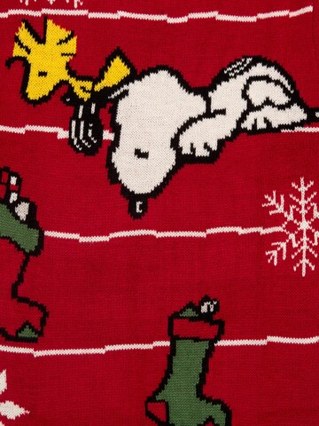 Snoopy & Die Peanuts Sweater 'Weihnachtspullover' in Red