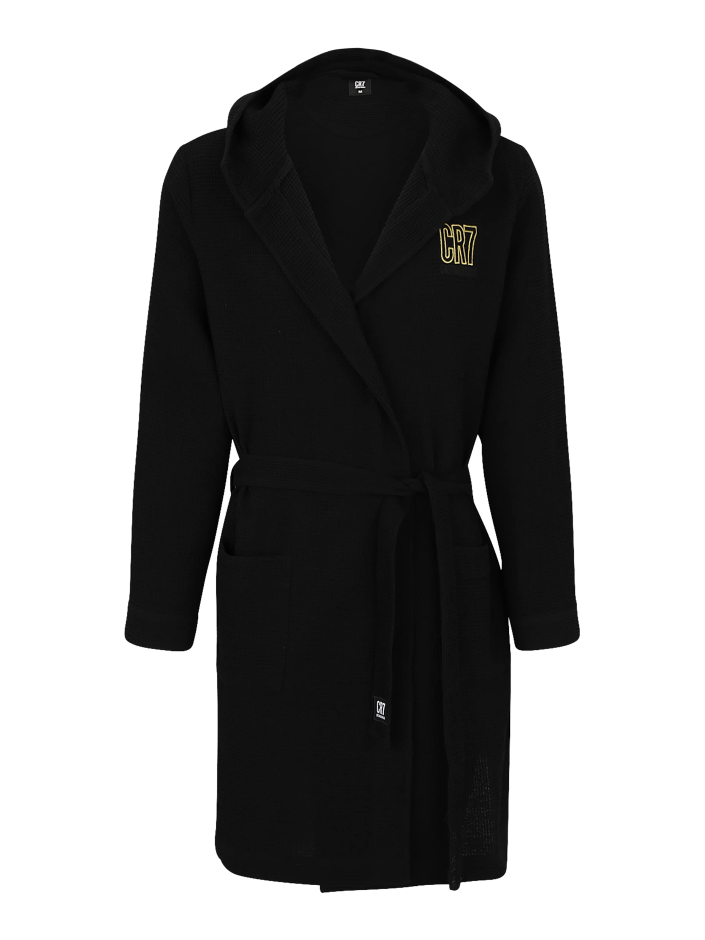 CR7 - Cristiano Ronaldo Μπουρνούζι κοντό σε μαύρο: μπροστά