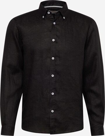 s.Oliver Button Up Shirt in Black: front