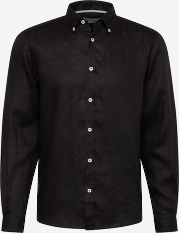 s.Oliver Button Up Shirt in Black: front