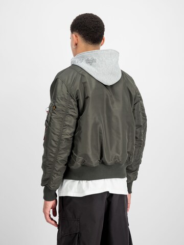 ALPHA INDUSTRIES Übergangsjacke 'MA-1 D-Tec' in Grau