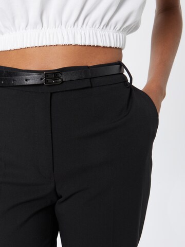 Regular Pantaloni cu dungă 'Newport' de la ESPRIT pe negru