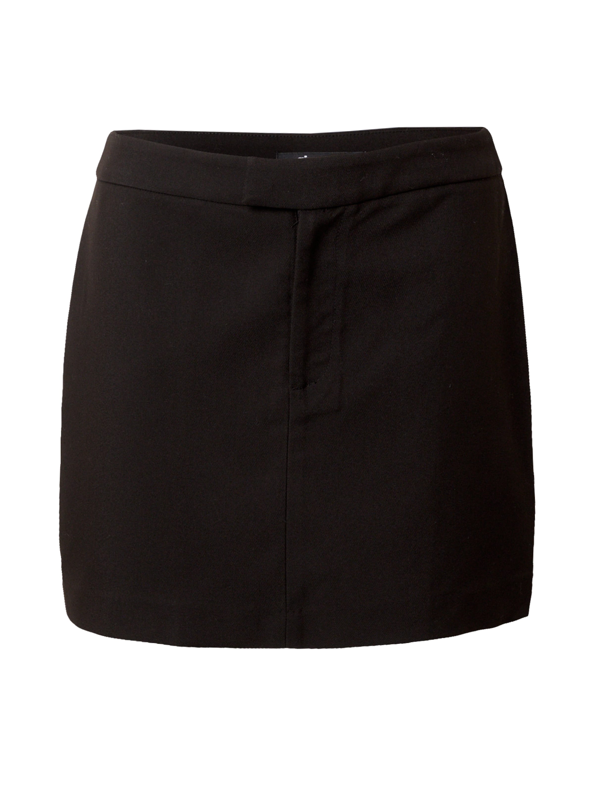 Gina Tricot Sukně – černá: přední strana