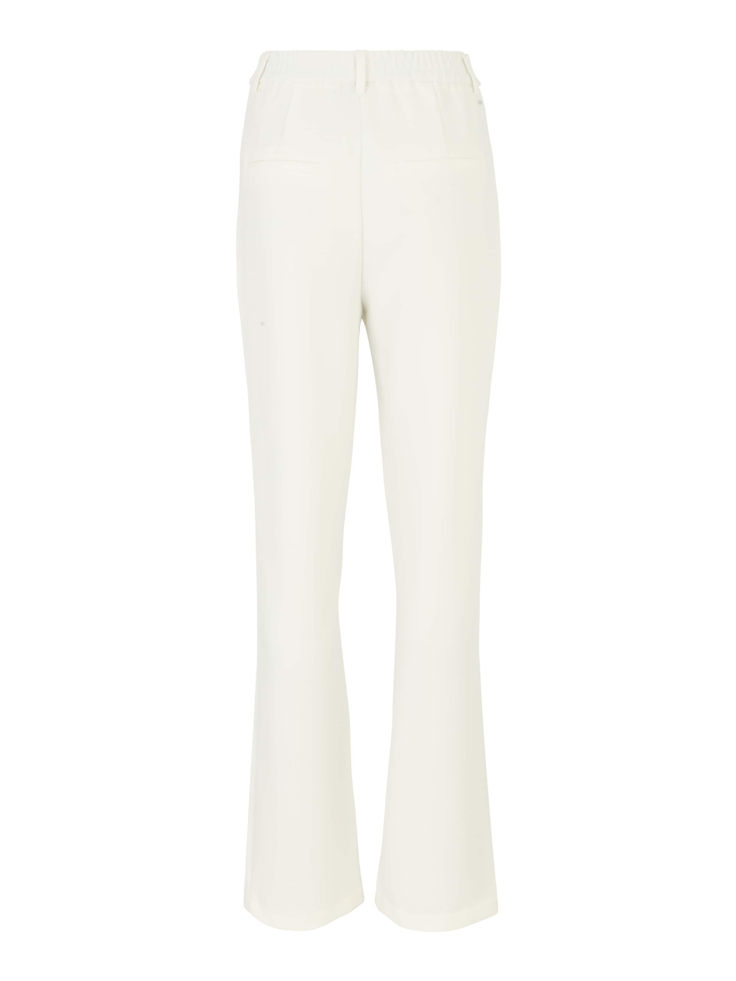 YAS Tall Flared Hose 'IZZIE' in Weiß