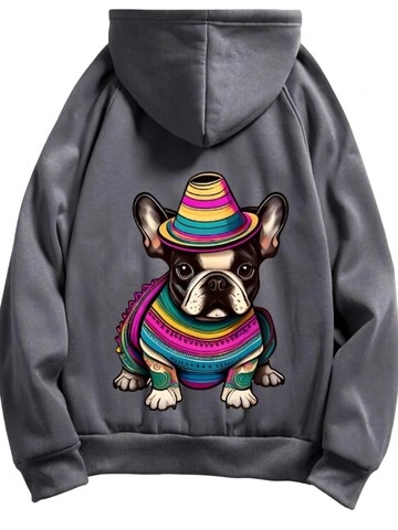 RMK Sweatshirt 'Hund Mexico'‌‌ in Grau