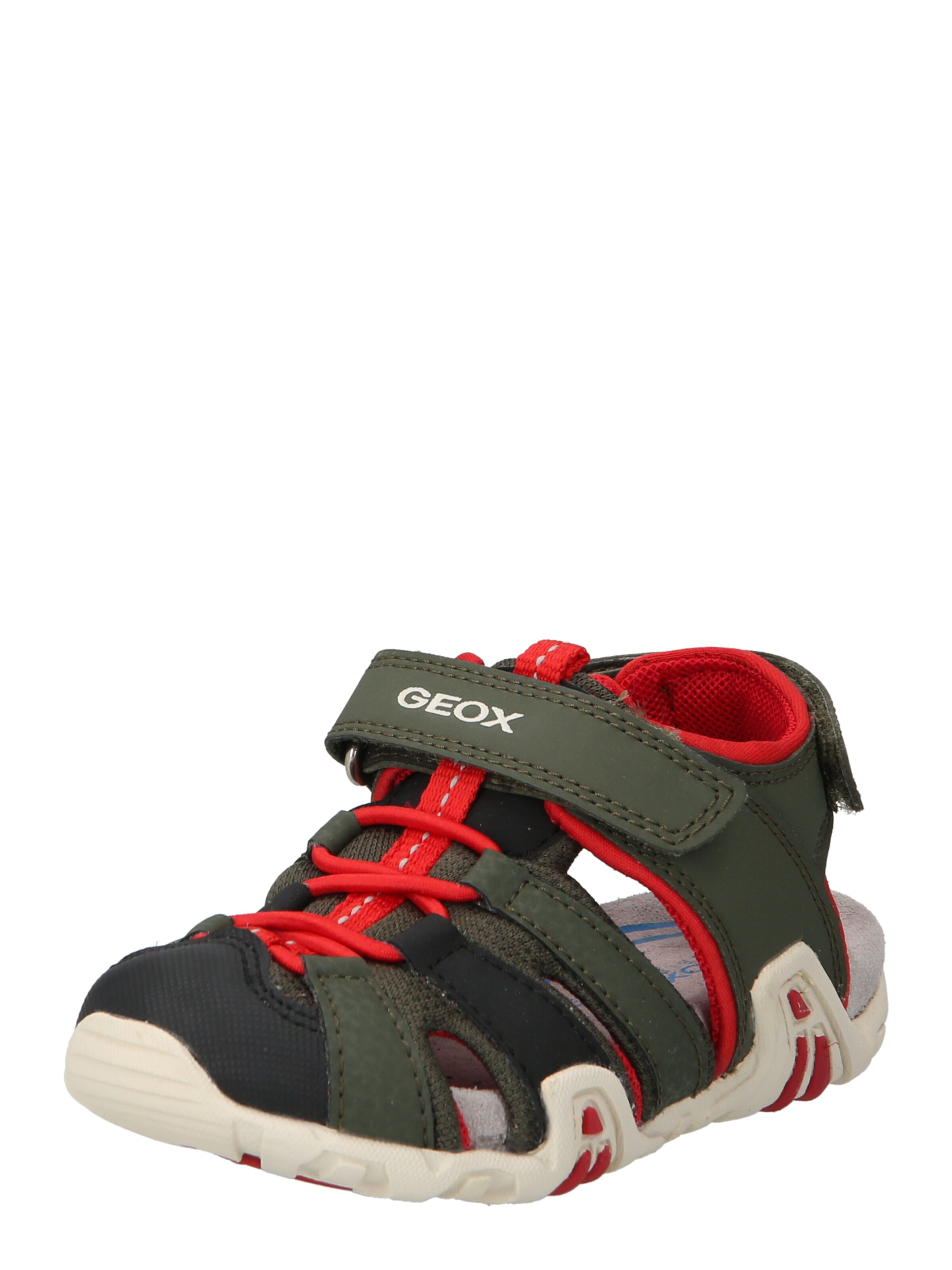 Chaussures ouvertes GEOX en vert : devant