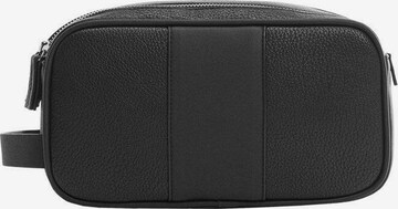 MANGO MAN Toiletry Bag 'Toilet' in Black: front