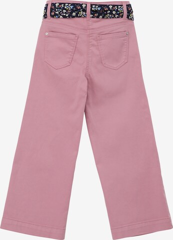 Wide Leg Pantalon s.Oliver en rose