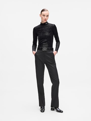 Karl Lagerfeld T-shirt i svart: framsida