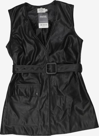 Karo Kauer Weste XS in Schwarz: Vorderseite