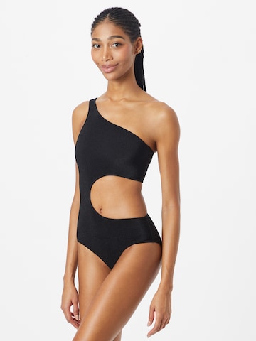 Zadig & Voltaire Bralette Swimsuit in Black: front