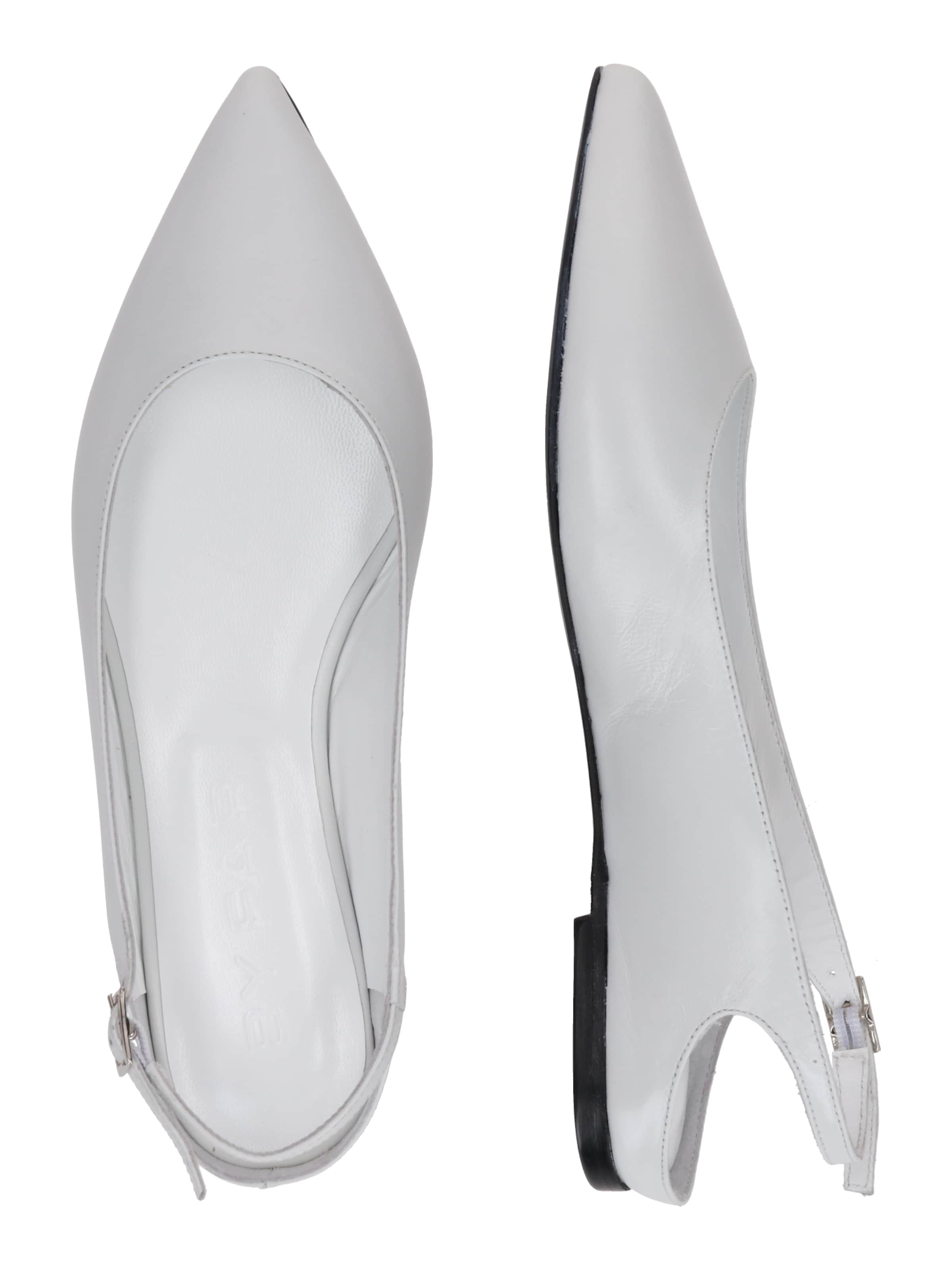 By Far Ballerinasko i hvid