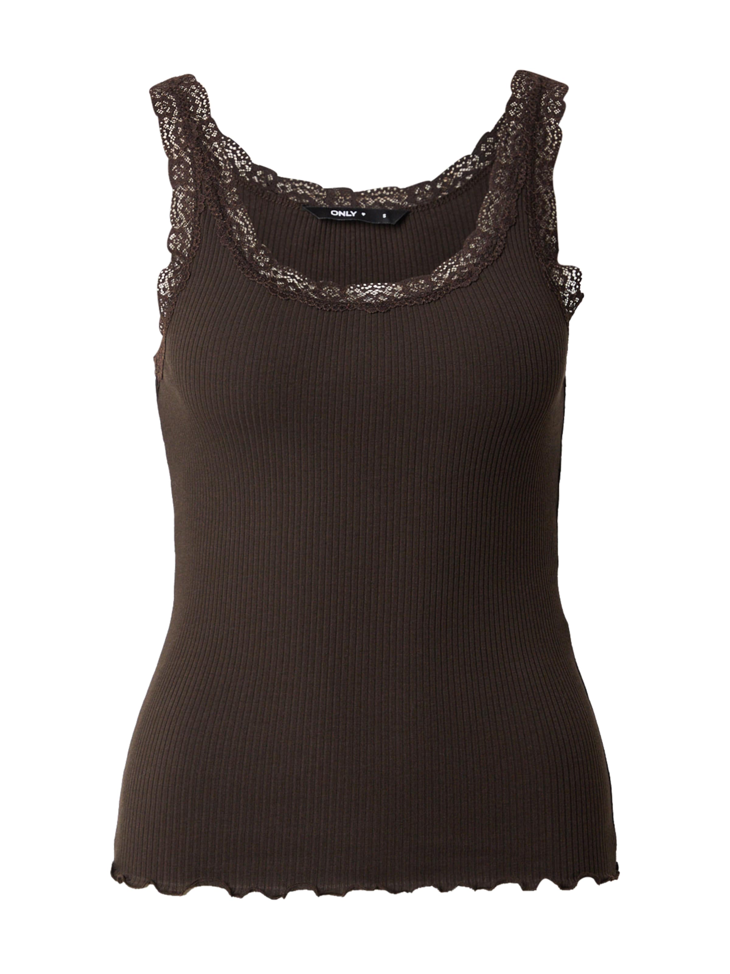 ONLY Topp 'ONLSara', värv pruun: eest vaates