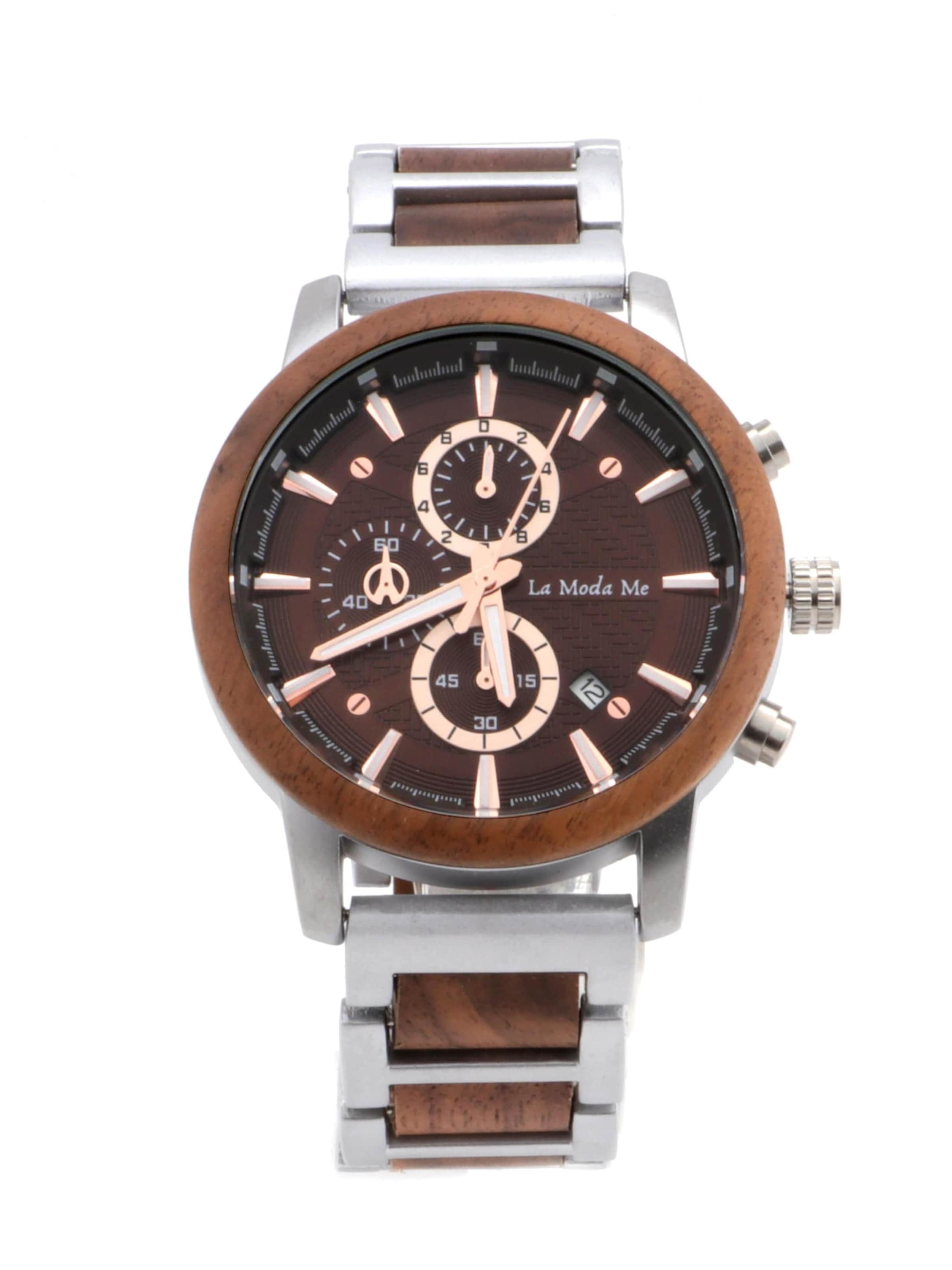 La Moda Me - Reloj analógico 'Watch Timberline' en marrón: frente
